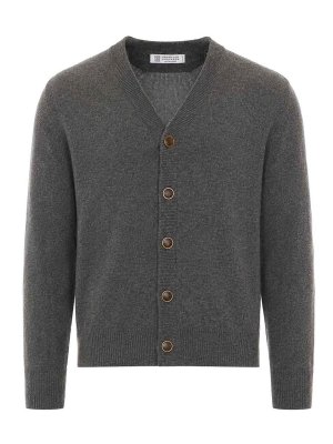 BRUNELLO CUCINELLI: Cárdigans - Cárdigan - Gris