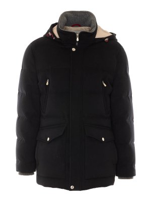 BRUNELLO CUCINELLI: Parkas - Parka - Schwarz