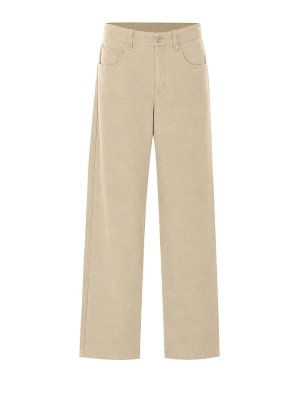 BRUNELLO CUCINELLI: Pantalons casual - Pantalons Décontractés - Beige