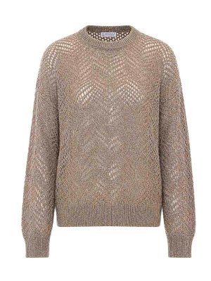 BRUNELLO CUCINELLI: crew necks - Sequins sweater