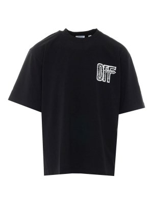 OFF-WHITE: t-shirts - Motion arrow skate t-shirt