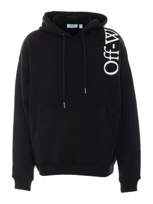 OFF-WHITE: Sweatshirts & Sweaters - Off white black sweatshirt