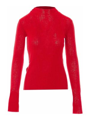 MULBERRY: Pull col rond - Pull Col Rond - Rouge