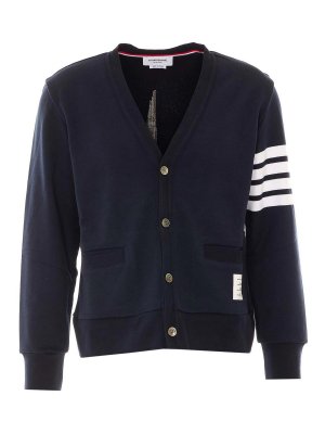 THOM BROWNE: Cardigans - Cardigan - Schwarz