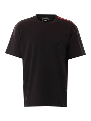 Y-3: t-shirts - Adidas y-3 black t-shirt