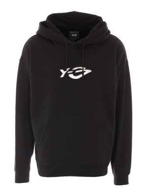 Y-3: Sweatshirts und Pullover - Sweatshirt - Schwarz