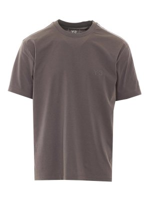 Y-3: t-shirts - Adidas y-3 grey t-shirt