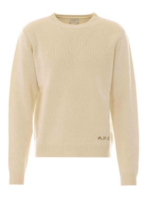 A.P.C.: クルーネック - クルーネック - ベージュ