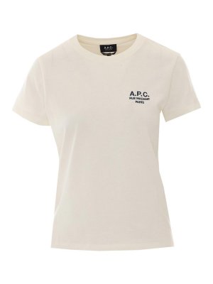 A.P.C.: T-shirts - T-Shirt - Weiß