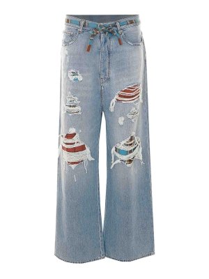 AMIRI: Jeans Rectos - Vaqueros Rectos - Azul