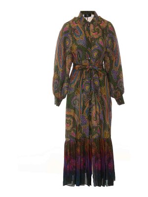ETRO: maxi dresses - multicolor long dress