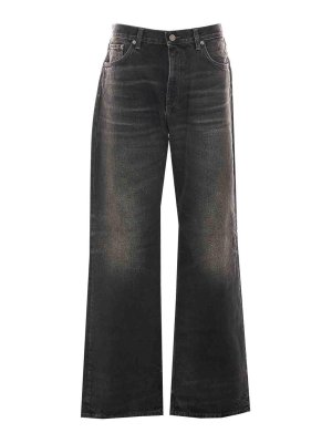 HAIKURE: Jeans à jambe droite - Jean Droit - Noir