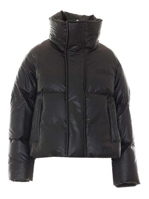 MM6 MAISON MARGIELA: Kurze Daunenjacken - Daunenjacke - Schwarz
