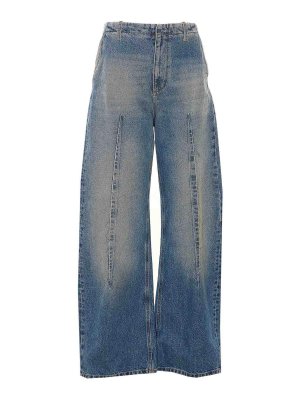 MM6 MAISON MARGIELA: jeans dritti, a sigaretta - jeans in denim