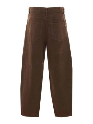 MULBERRY: Jeans à jambe droite - Jean Droit - Marron