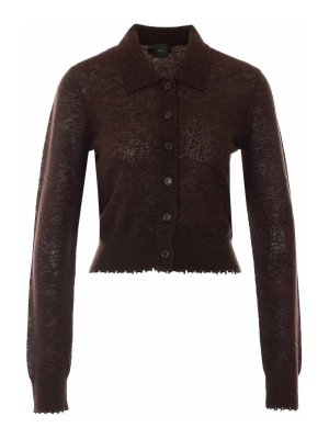 MULBERRY: Cardigans - Cardigan - Marron
