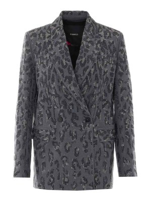 MULBERRY: casual jackets - grey jaguar jacket