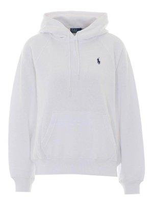 POLO RALPH LAUREN: Sudaderas y suéteres - Sudadera - Blanco