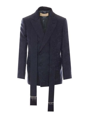 VALENTINO GARAVANI: Blazer - Blazer - Azul