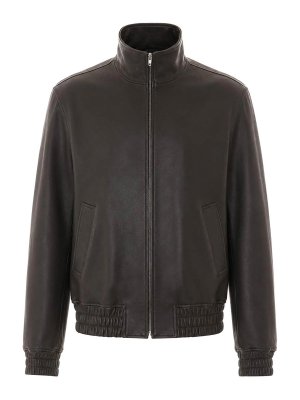 VALENTINO GARAVANI: Lederjacken - Lederjacke - Schwarz