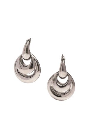 PANCONESI: Earrings - Panconesi silver blow up drop earrings