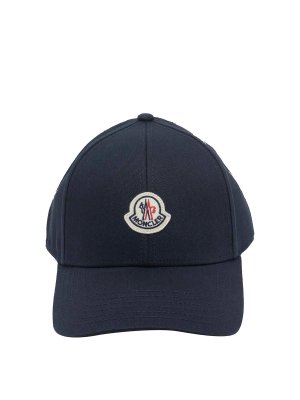 MONCLER: hats & caps - Logo baseball cap