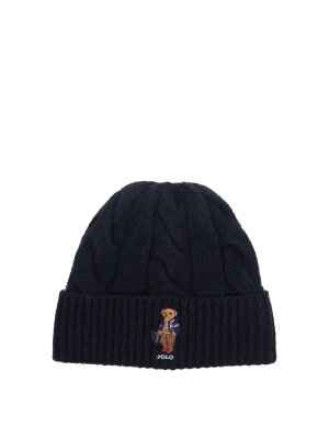 POLO RALPH LAUREN: Bonnets - Bonnet - Bleu