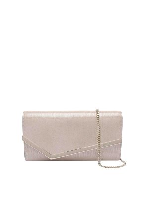 JIMMY CHOO: Clutches - Clutch - Gold