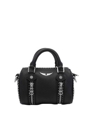 ZADIG&VOLTAIRE: totes bags - black sunny studs handbag