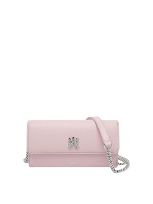 AMIRI: wallets & purses - pink ma wallet on chain