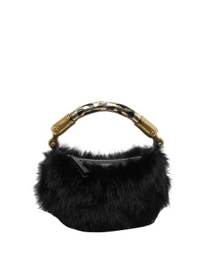 Balmain: Handtaschen - Shopper - Schwarz