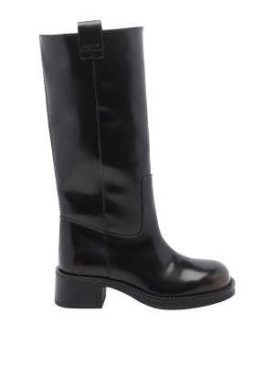 ALOHAS: boots - brown sajan boots
