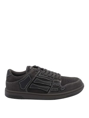 AMIRI: trainers - brown skel low sneakers