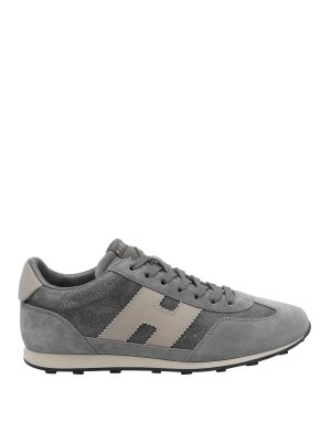 HOGAN: trainers - grey h699 sneakers