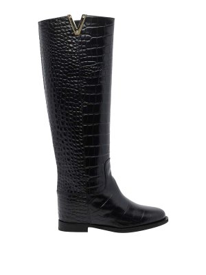 VIA ROMA 15: boots - Via roma black boots