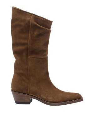 KHAITE: boots - Khaite brown clive boots