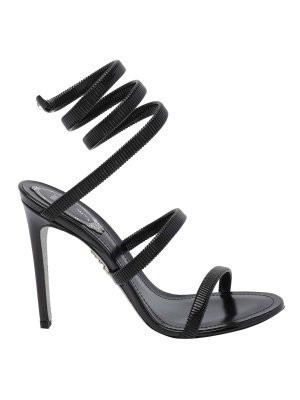 RENE CAOVILLA: scarpe décolleté - Sandali Décolleté  in ginepro