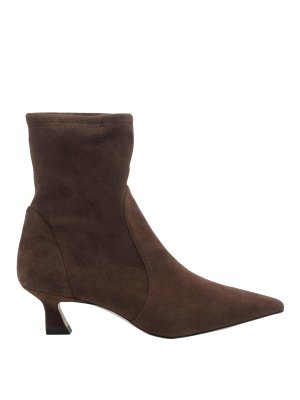 Stuart Weitzman: ankle boots - Stuart weitzman brown vinnie pump booties