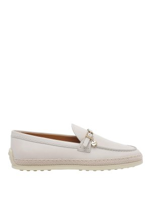 TOD'S: Mocassins & Chaussures bateau - Mocassins - Blanc