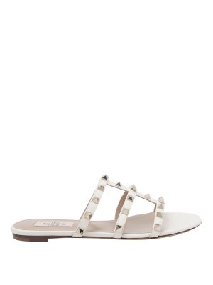 VALENTINO GARAVANI: sandals - Rockstud slide sandals