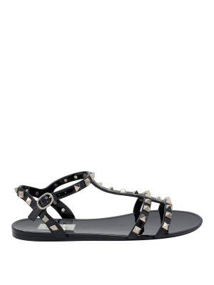 VALENTINO GARAVANI: Sandalen - Sandalen - Schwarz
