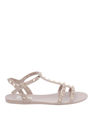 VALENTINO GARAVANI: Sandalias - Sandalias - Color Carne Y Neutral