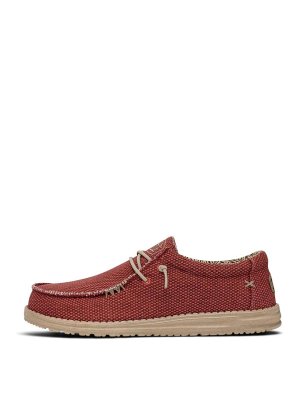 HEY DUDE: trainers - Hey dude Pompeian red flat shoes