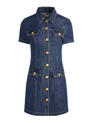 ALICE+OLIVIA: camicie - Mini Vestito  chemisier in denim