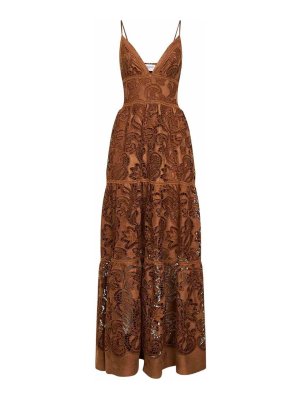 ERMANNO FIRENZE: knee length dresses - Dress with embroidery