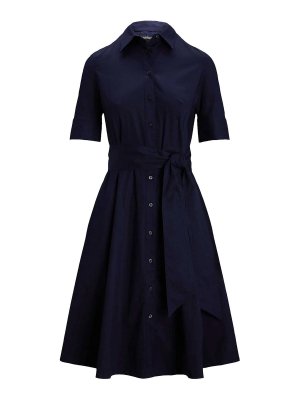 LAUREN RALPH LAUREN: knee length dresses - Shirt dress