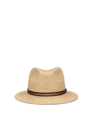 BORSALINO: hats & caps - Made of fine crochet raffia