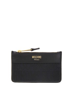 MOSCHINO: Carteras y monederos - Carteras Y Monederos - Negro