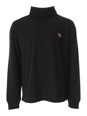 PS BY PAUL SMITH: t-shirt - T-shirt zebrata a maniche lunghe