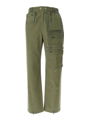 ANDERSSON BELL: casual trousers - Raw Edge Multi Pocket Pants